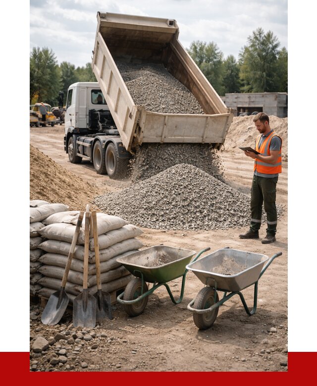 Доставка нерудных материалов в донском от 1216 руб. | ПРОНЕРУДДнс