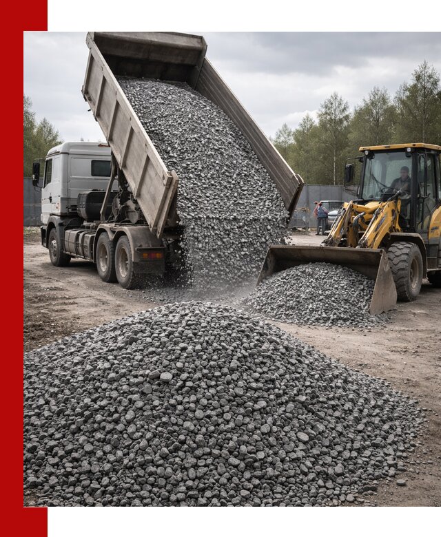Доставка и продажа щебня гранитного в донском