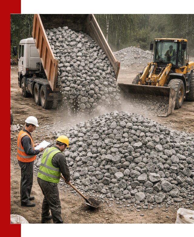 Гранитный щебень фракция 70-150 доставка в донском