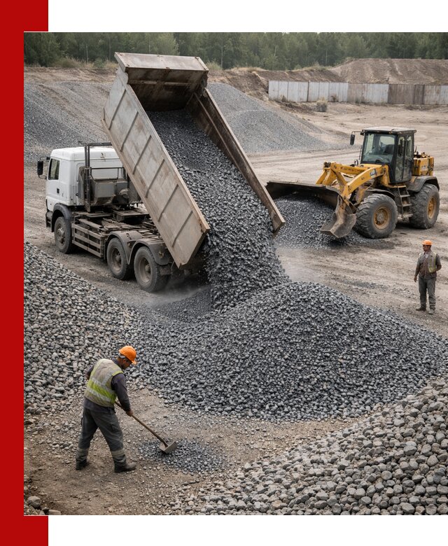 Щебень габбро-диабаз фр. 5-20 с доставкой в донском