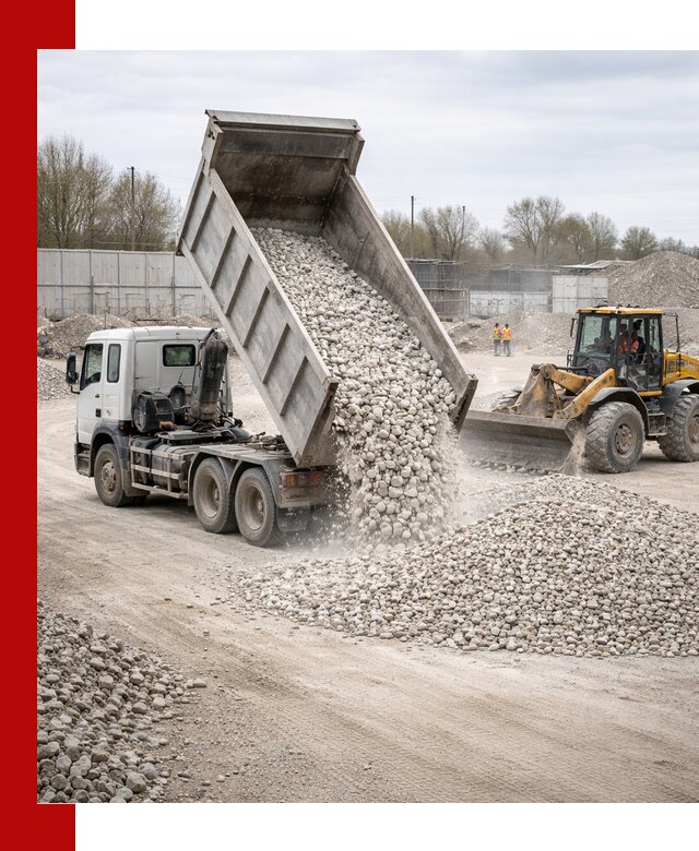 Доставка и продажа известнякового щебня в донском