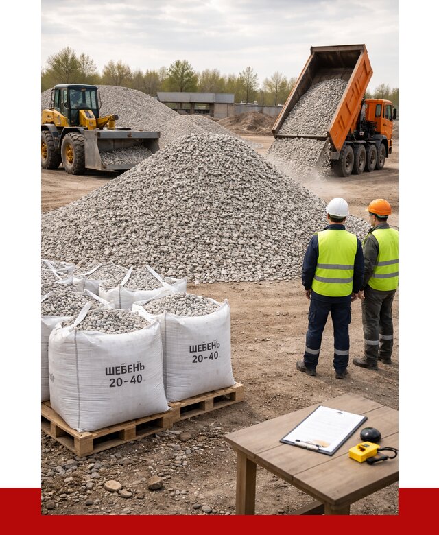 Известняковый щебень 20-40 в донском от 2128 р. ПРОНЕРУДДнс