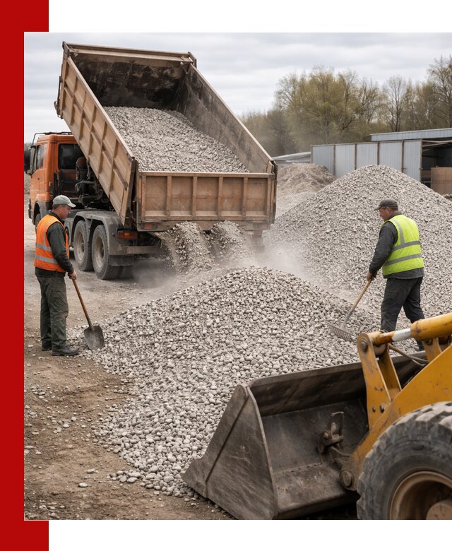 Доломитовый щебень фракции 5-20 с доставкой в донском