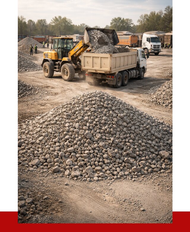 Вторичный щебень фракция 40-70 в донском от 1763 р, ПРОНЕРУДДнс