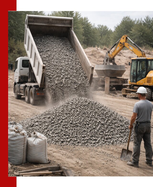 Доставка и продажа бетонного щебня в донском