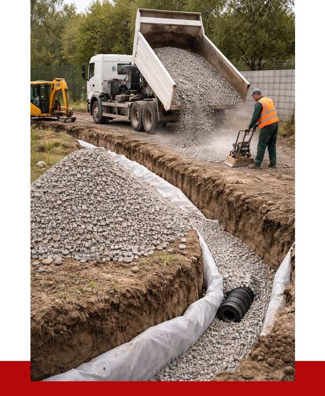 Щебень для дренажа в донском от 1874 р., ПРОНЕРУДДнс доставка