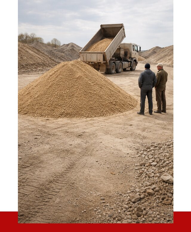 Карьерный песок крупнозернистый в Донском от 8612 р | ПРОНЕРУДДнс