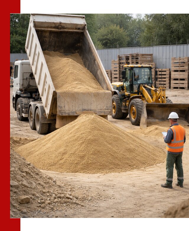 Доставка карьерного мелкозернистого песка в Донском
