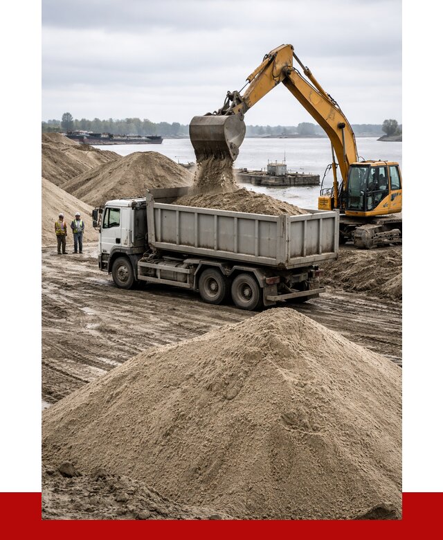 Купить речной песок навалом в донском от 1824 р., ПРОНЕРУДДнс