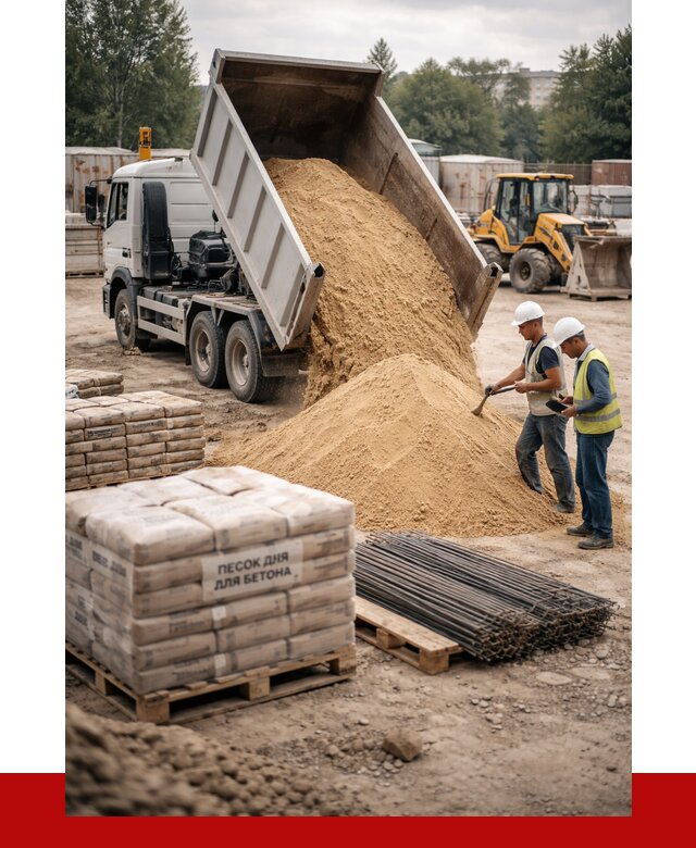 Песок для бетона в донском от 2533 р. с доставкой, ПРОНЕРУДДнс