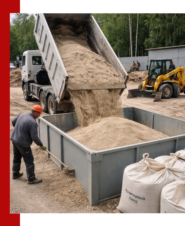 Кварцевый песок для фильтра в донском — доставка и качество