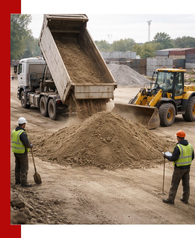 Доставка и продажа пескогрунта оптом и в розницу в донском