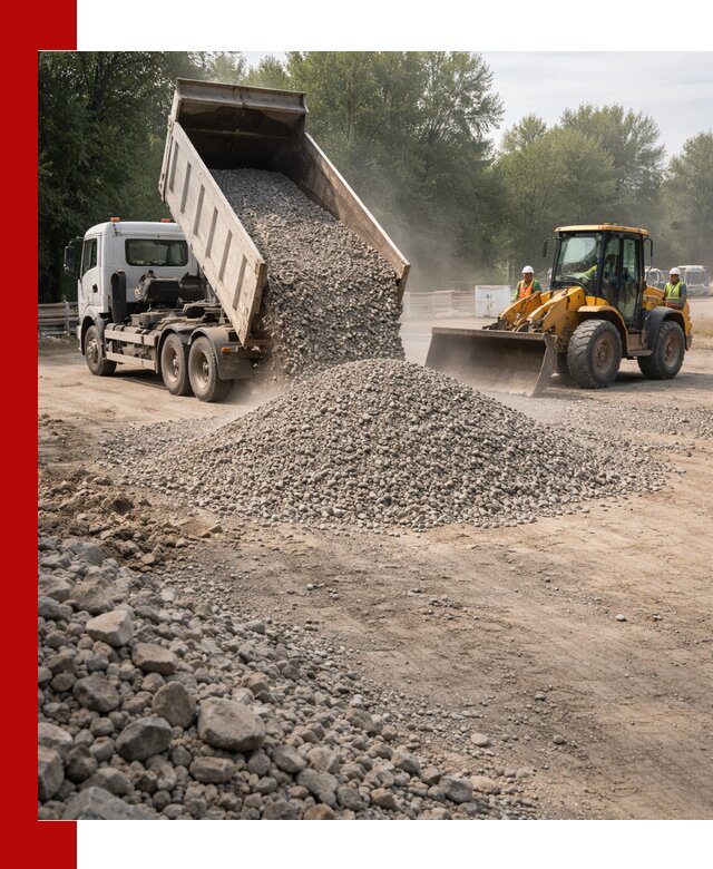 Гравий фракция 5–20 доставка в Донском оптом и в розницу