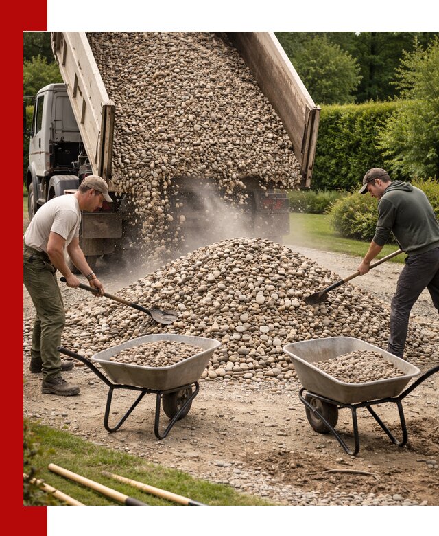 Доставка и продажа декоративной гальки в донском