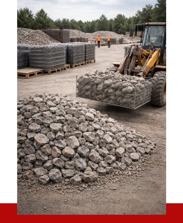 Камень для габионов фракция 70-150 в Донском от 4255 р. | ПРОНЕРУДДнс