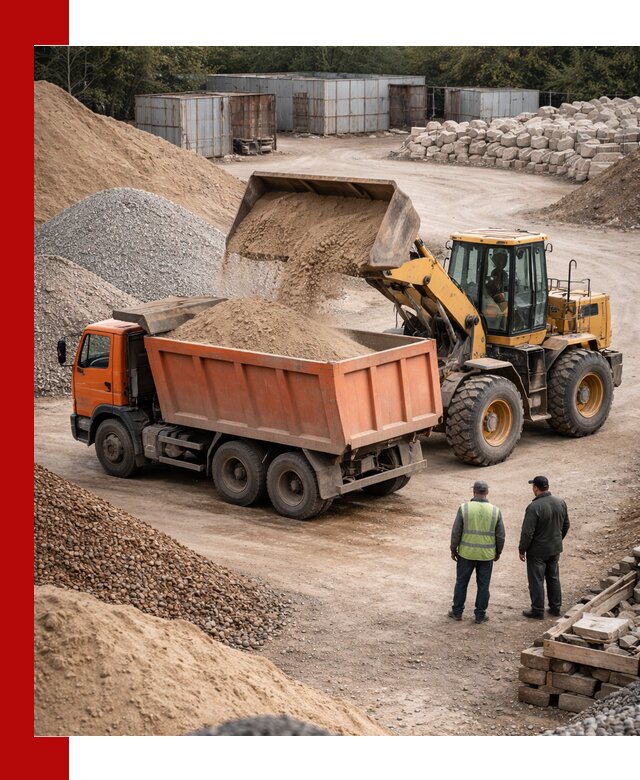 Доставка сыпучих смесей и смесей для стройки в донском