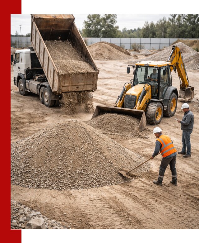 Поставка и доставка ПГС С4 в мешках и самосвалах в донском