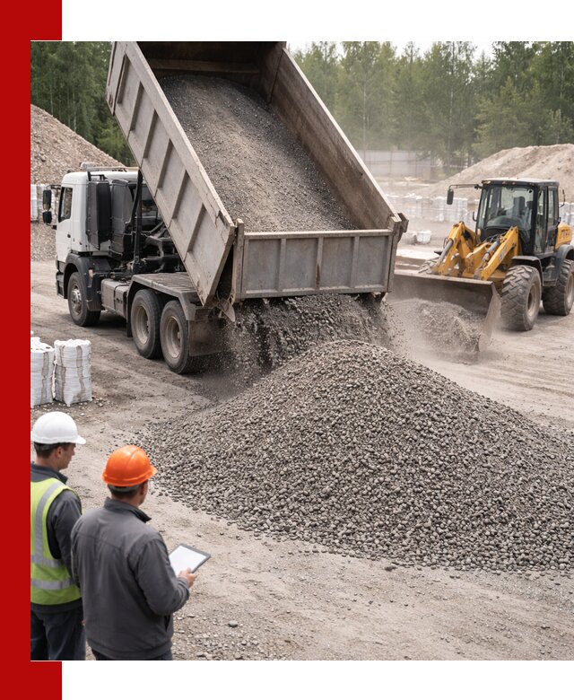 Доставка и продажа гранитного отсева 0-10 в донском