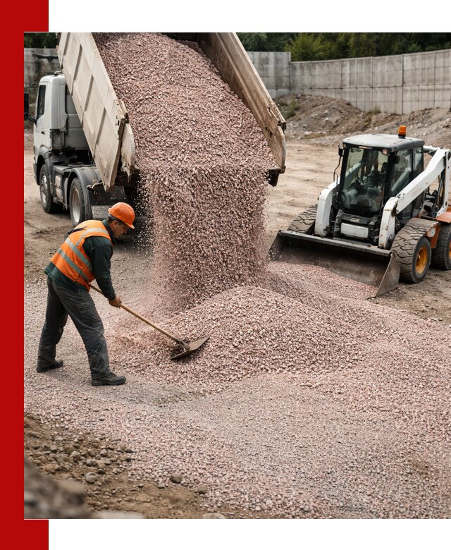 Крошка розовый гранит с доставкой в донском от производителя
