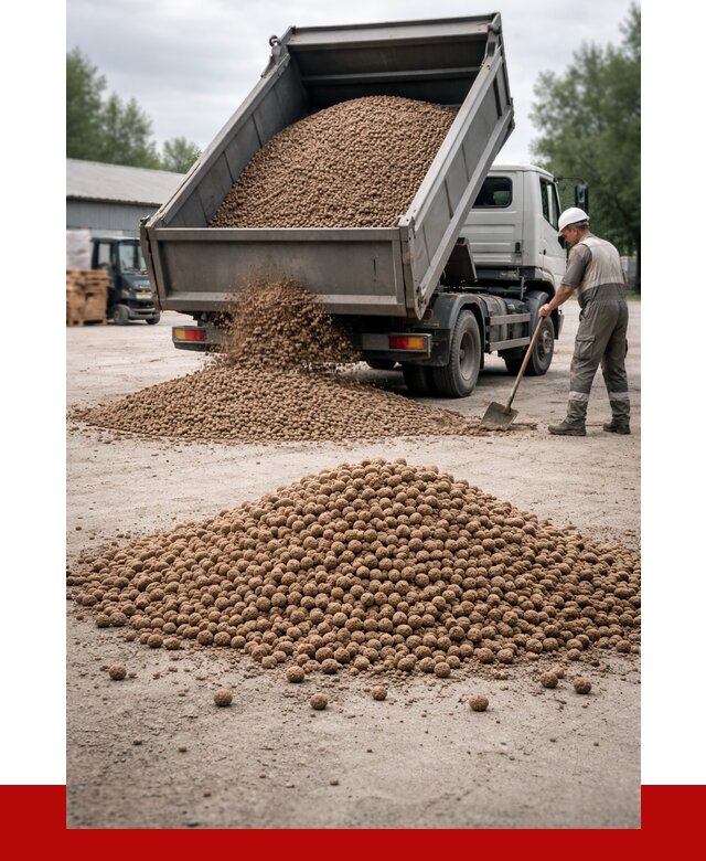 Керамзит с доставкой в донском от 4255 р. за м3 | ПРОНЕРУДДнс