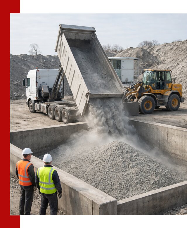 Доставка цемента навалом в донском крупными партиями