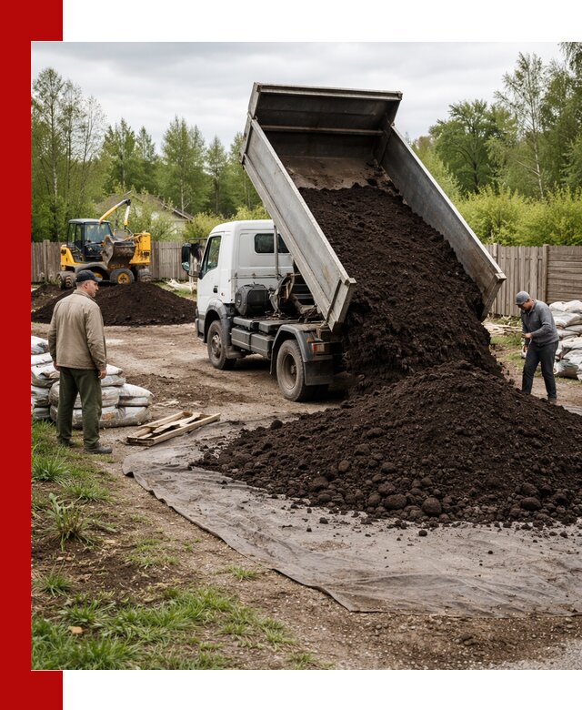 Доставка качественного почвогрунта в донском оптом и в розницу