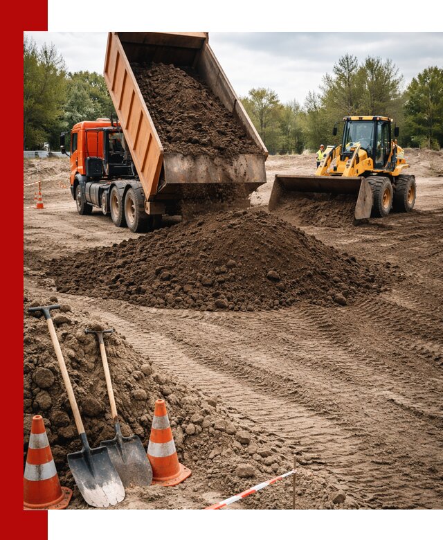 Поставка и доставка планировочного грунта в донском