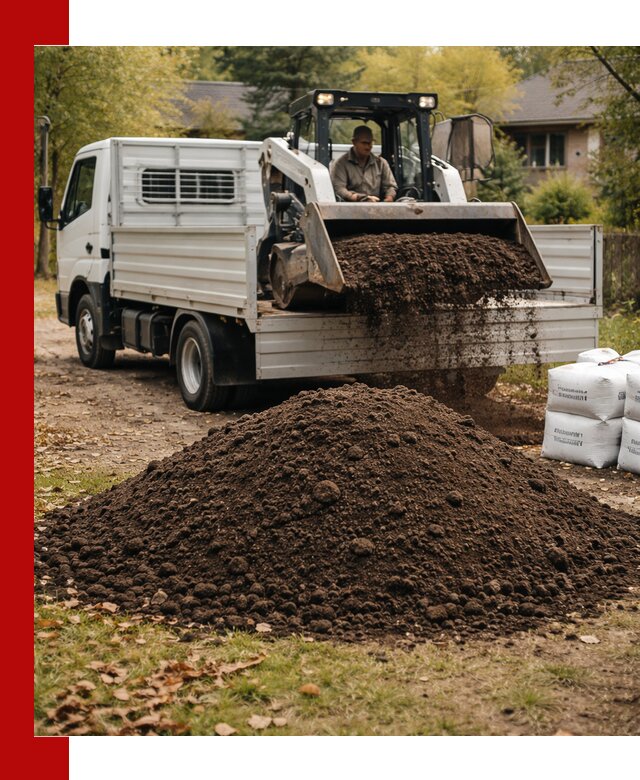 Доставка садовой земли в больших объёмах в донском