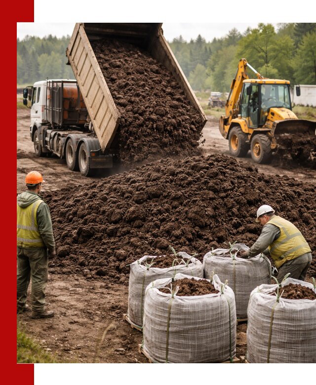 Доставка нейтрального торфа в донском оптом и в розницу