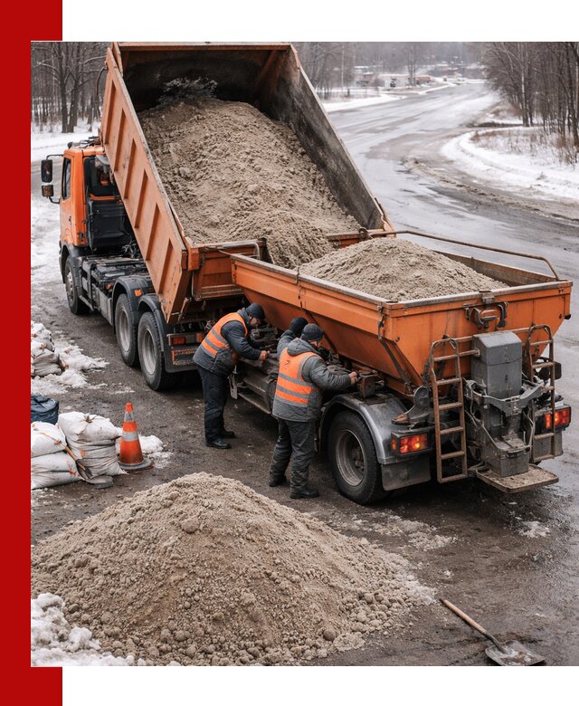 Поставка и вывоз пескосоля в донском оптом и в розницу