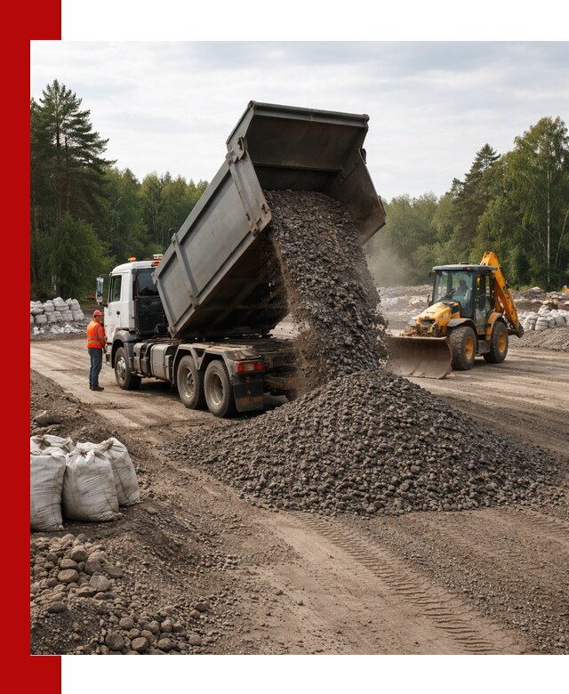 Доставка дробленого асфальта в донском для дорожных работ