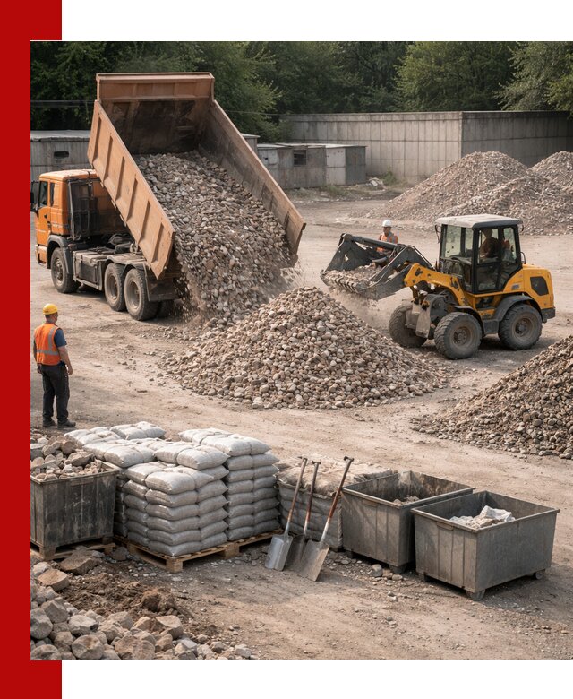 Вторичные материалы для отсыпки в донском — поставка и доставка