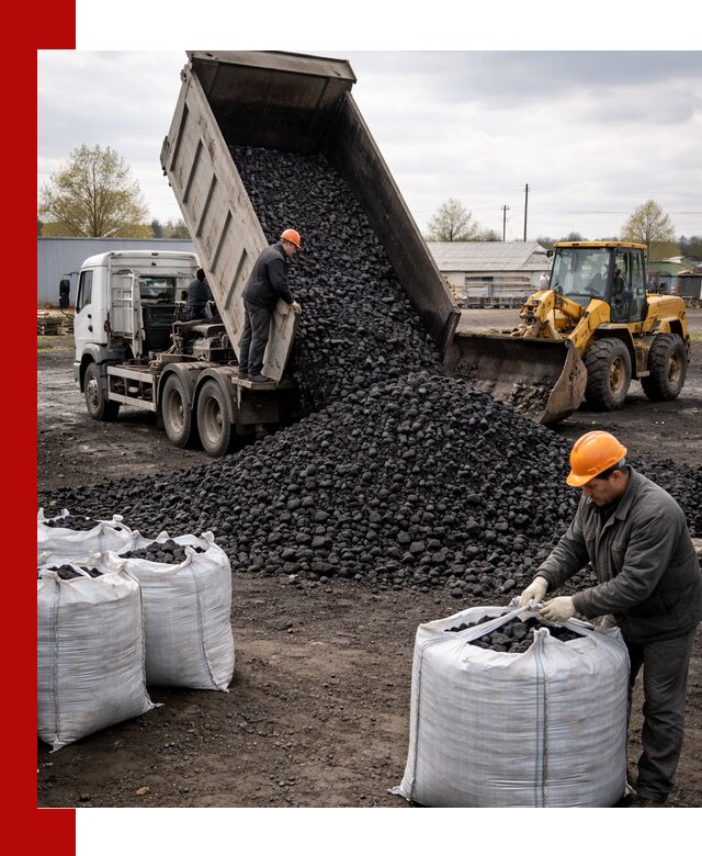 Доставка каменного угля в донском оптом и в розницу