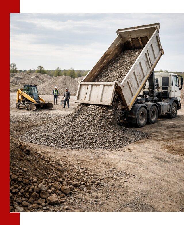 Доставка самосвалом 25 м³ в донском быстро и надежно