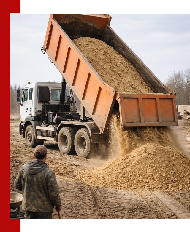 Аренда самосвала 20 тонн для перевозки грузов в донском