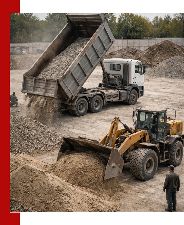 Перевозка сыпучих грузов самосвалами и бортовыми в донском