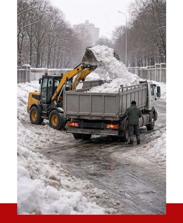 Вывоз снега с погрузкой в донском от 3546 р. ПРОНЕРУДДнс