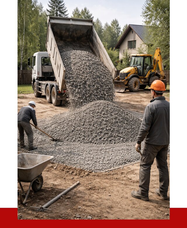 Отсыпка участка щебнем в донском от 6586 р. ПРОНЕРУДДнс