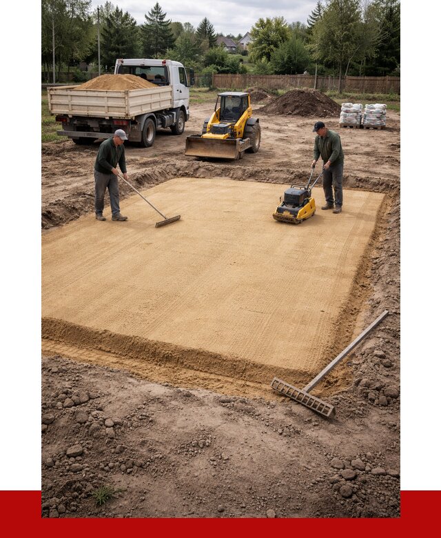 Устройство песчаной подушки в донском от 4559 р. ПРОНЕРУДДнс