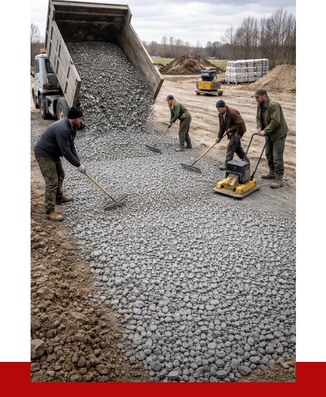 Устройство щебеночной подушки в донском от 4559 р. ПРОНЕРУДДнс