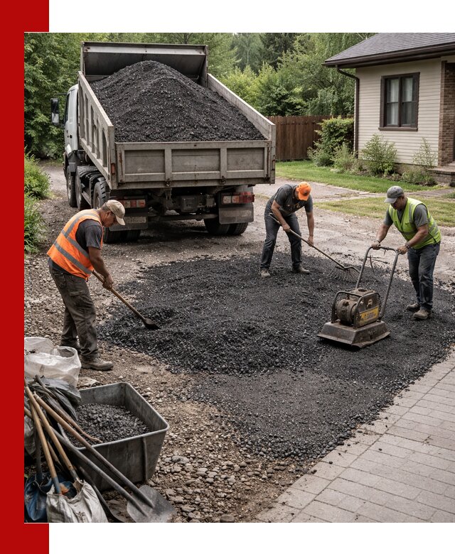 Асфальтовая крошка для двора с доставкой в донском